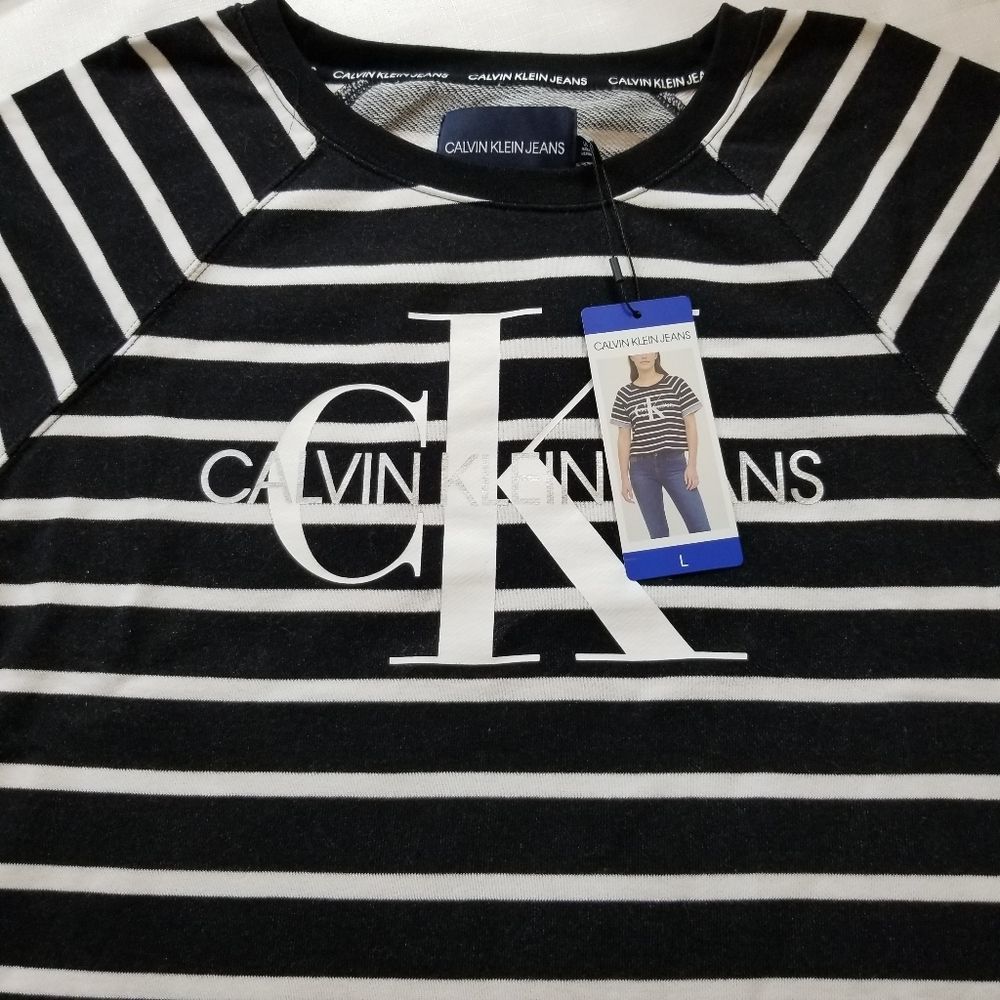 NEW Calvin Klein Monogram Logo Short Sleev… - Picture 6 of 9